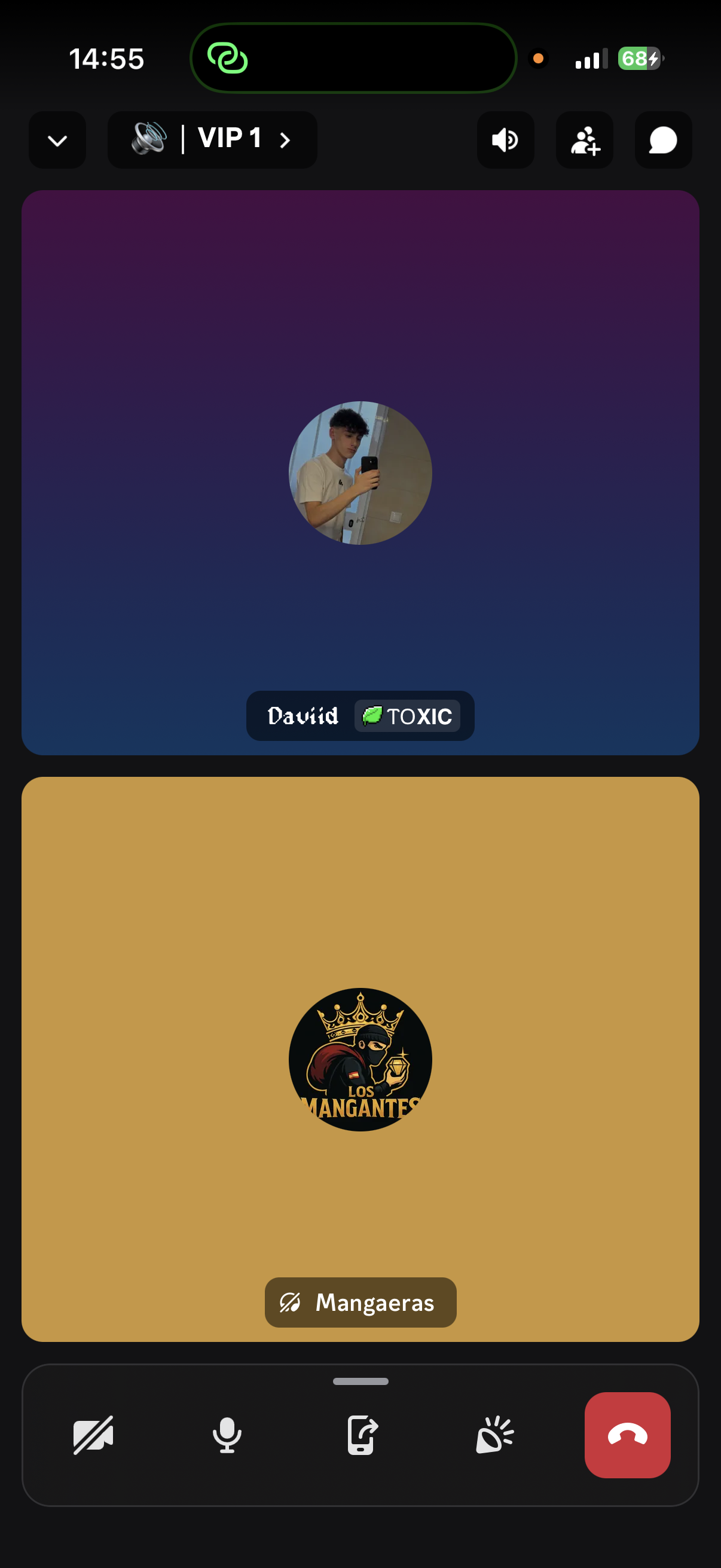 Mangaeras voice call